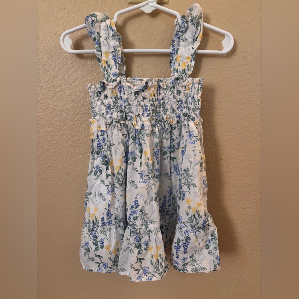 Janie and Jack Floral Smocked Dress 18-24 months